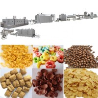 350~500Kg/h Corn Flakes Making Machine Breakfast Cereal Manufacturing Equipment With CE Certification