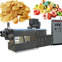 Automatic Industrial Corn Puff Snacks Food Machine Corn Puffed Snack Extruder With CE Certification