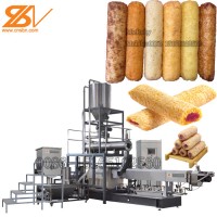 150kg/h -180kg/h Chocolate Core Filled Snacks Making Machinery